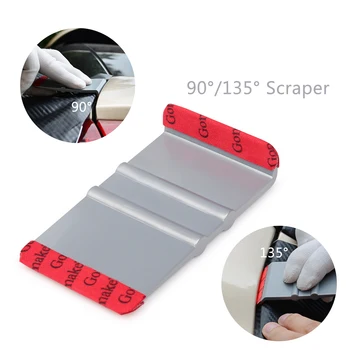 

EHDIS Foil Film Wrap Tool Scraper Plastic Edge Microfiber Felt Cloth Window Tint Car Cleaner Remover Carbon Fiber Vinyl Squeegee