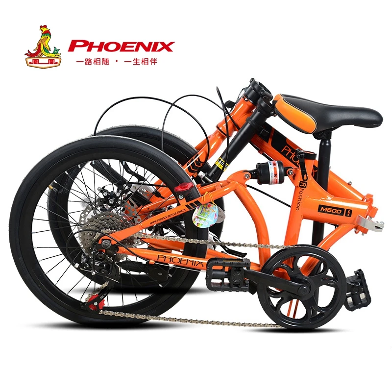 20 inches folding bicycle double shock absorption folding bicycle ultra light portable bike student bicycle gift for children