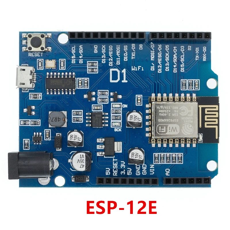 1 шт. Φ WeMos D1 WiFi uno на основе ESP8266 экран для arduino ESP 12E|esp8266 esp-12f| |
