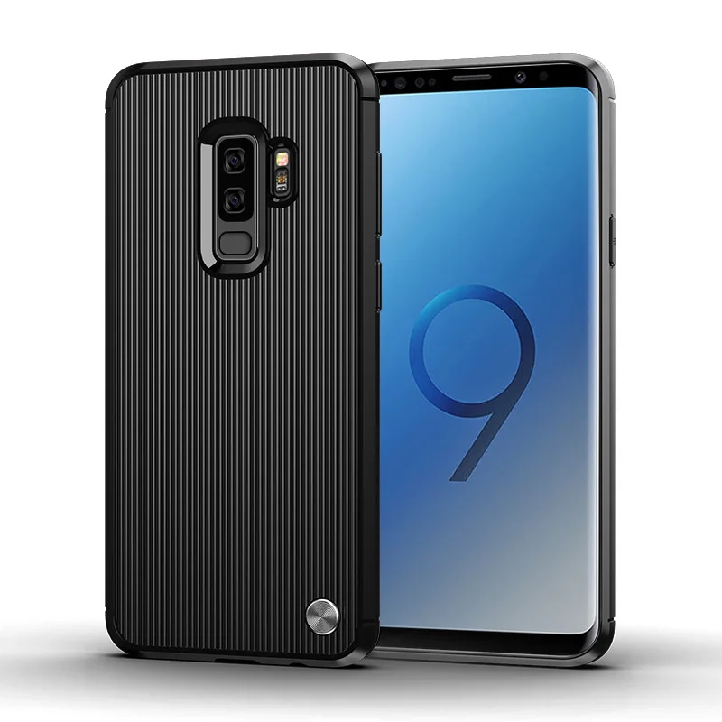 

Silicone Phone Case For Samsung Galaxy S9 Plus S9Plus Case Anti-fall Protective Bumper Cover For Galaxy S9Plus Soft TPU Cases