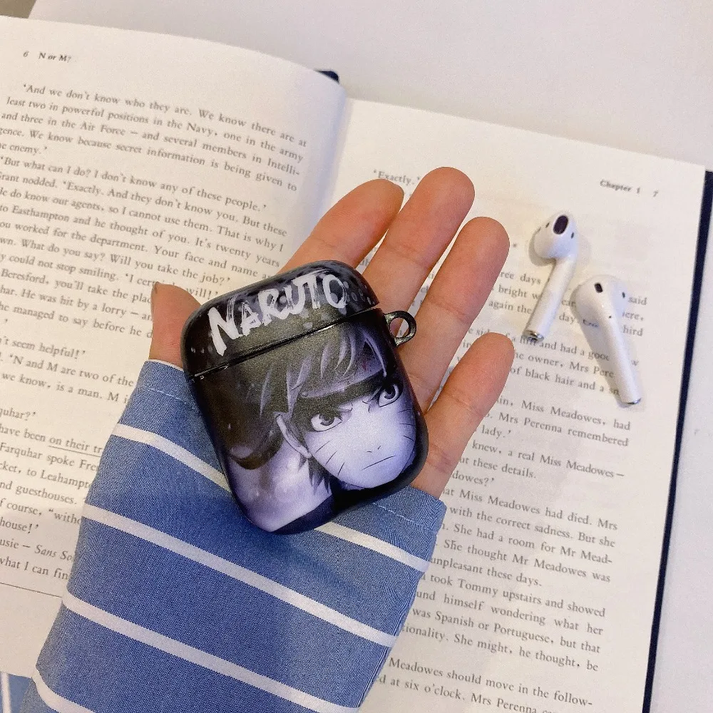 Мультфильм Наруто Sasuke Itachi беспроводной Bluetooth чехол для наушников для Apple AirPods 2 и 1 зарядки Мягкий ТПУ