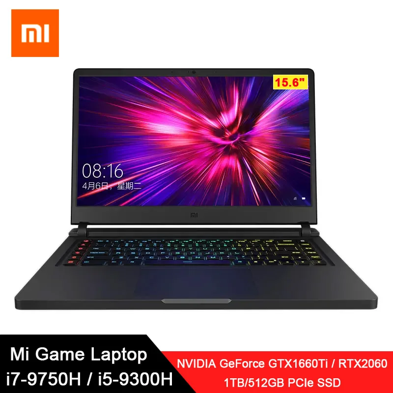 

Original Xiaomi Gaming Laptop 15.6 inch Intel Core i7-9750H /i5-9300H NVIDIA GeForce GTX1660Ti / RTX2060 1TB/512GB PCIe SSD