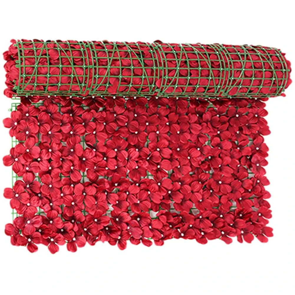 Artificial Flower Privacy Fence Roll Wall Landscaping Screen Outdoor Garden Backyard Balcony | Дом и сад