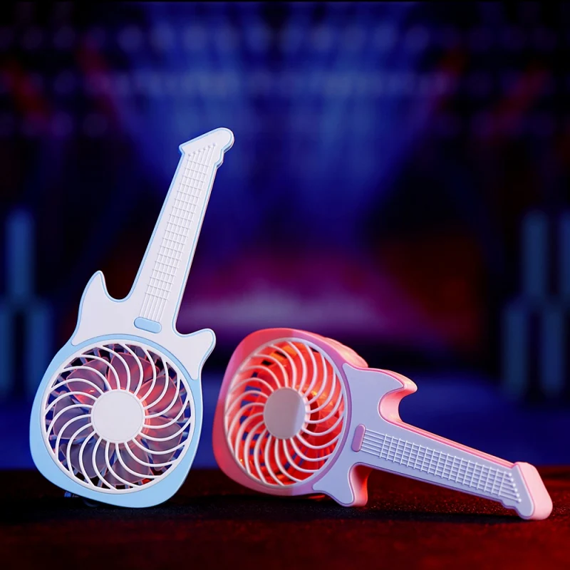 Гитарный тип вентилятора usb зарядка Мини тихий Открытый Удобный маленький вентилятор путешествия уличный спортивный переносной мини-портативный вентилятор кулер
