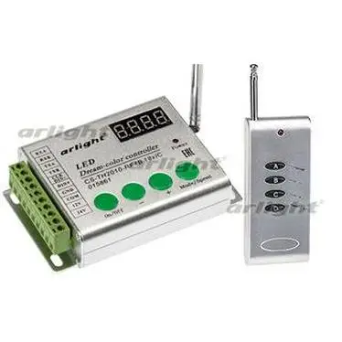 015861 Контроллер CS-TH2010-RF4B 18xIC(12-24V, ПДУ 4кн) ARLIGHT