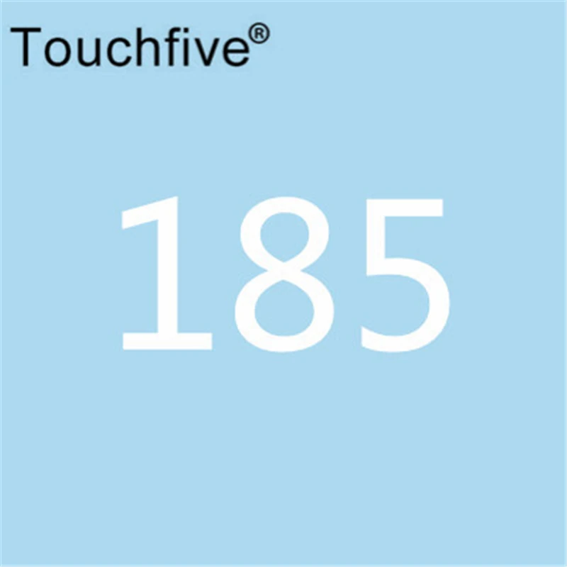 NO.185 TouchFIVE опционально цвет соответствия искусство маркеры Кисть ручка эскиз на спиртовой основе маркеры двойная головка манга ручки для рисования товары для рукоделия - Цвет: NO.185