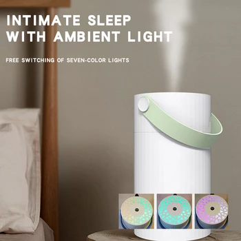 

Air Humidifier With Starry sky lights Mute Mini Portable Car Humidifier Mist Maker Purifier Diffuser With Timing For Home