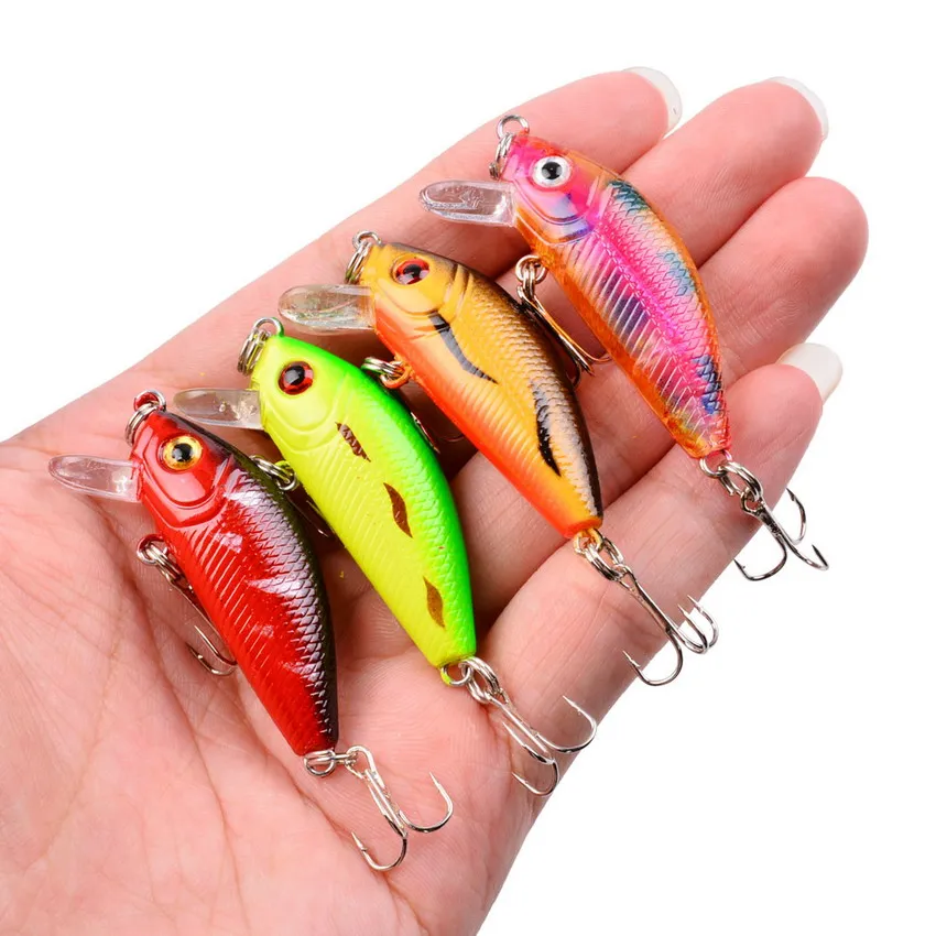 Best Buy Minnow Jig-Bait Wobbler Fishing-Lure Crankbait-Carp Bass-Pesca Topwater 1PCS 50mm Striped Erb1ej6yEeW