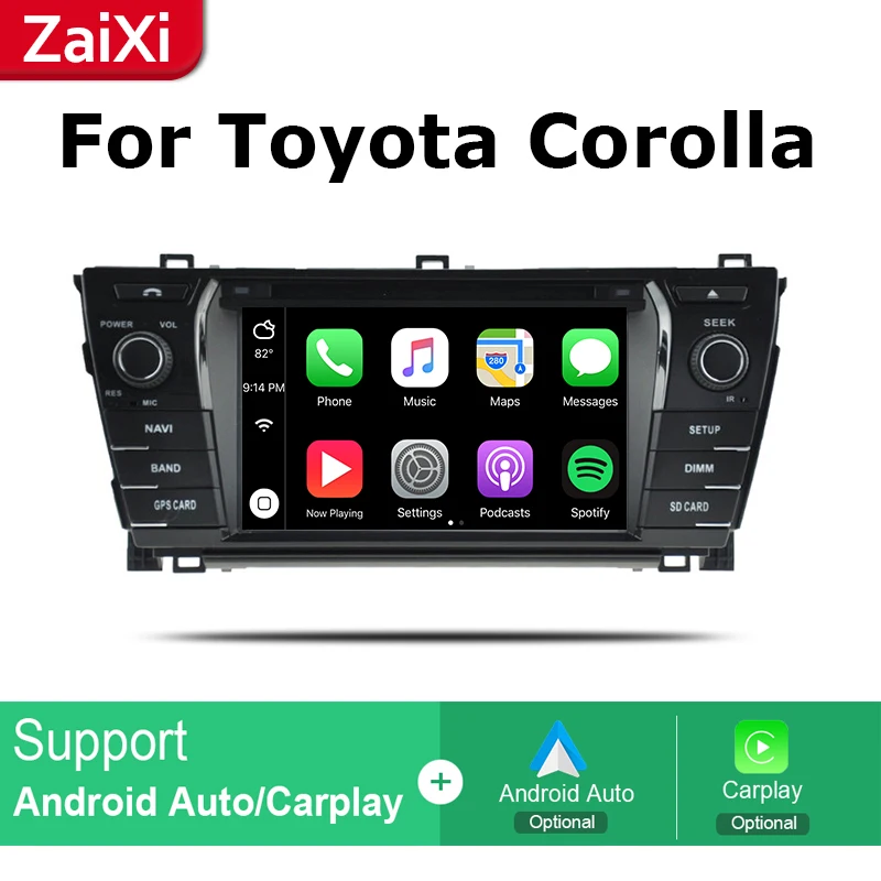 Discount ZaiXi 2Din For Toyota Corolla E140 Sedan 2006~2013 Car Android Radio Multimedia Player GPS Navigation IPS Screen HiFi WiFi 3 Discount ZaiXi 2Din For Toyota Corolla E140 Sedan 2006~2013 Car Android Radio Multimedia Player GPS Navigation IPS Screen HiFi WiFi 3