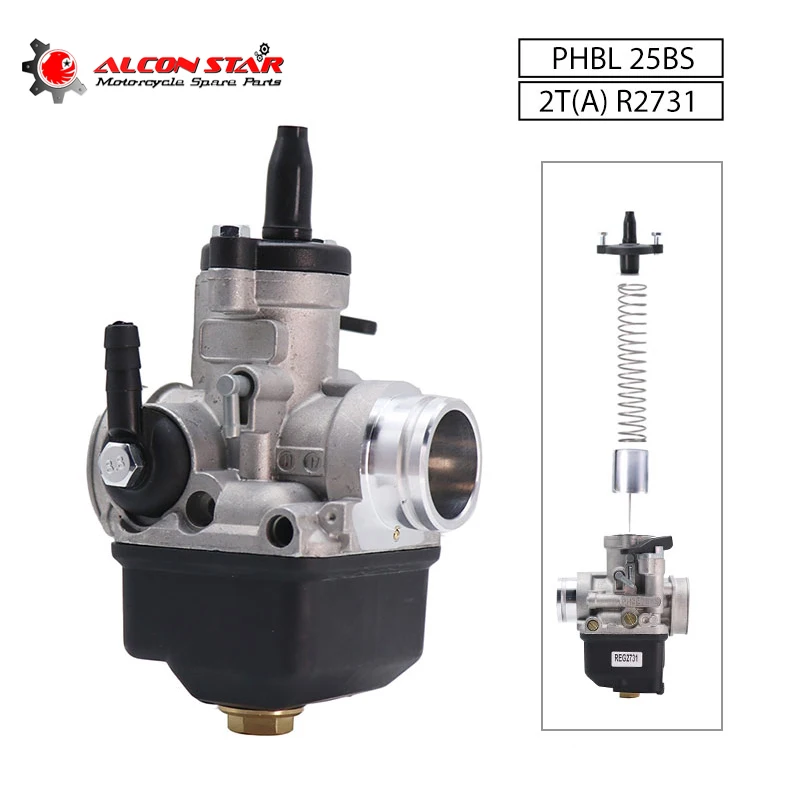 Alconstar- Phbl 25Bs Carburatore Moto Dellorto Phbl 25Bs Per Aprilia 50 Sx Mbk Per Piaggio 50 100Cc 200Cc Per Yamaha