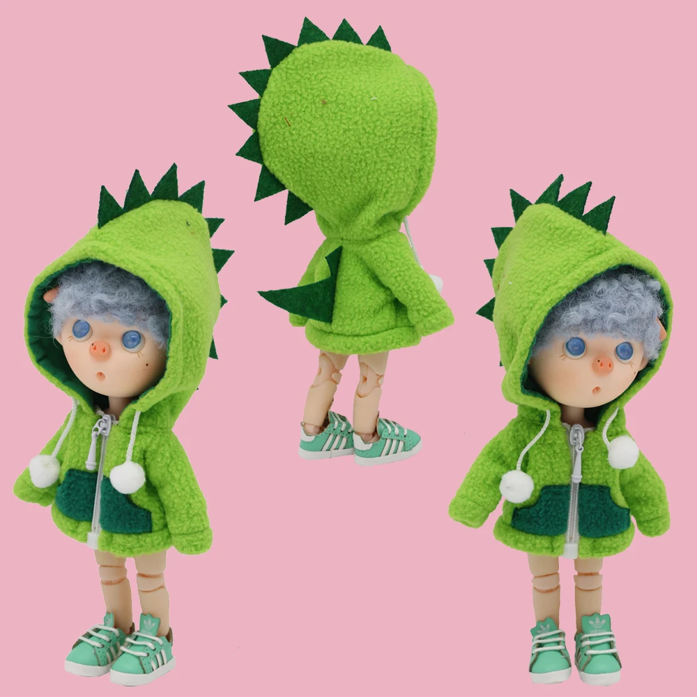 1/12 BJD Кукла Одежда OB11 куклы мультфильм животное плюшевое пальто для obitsu11 Mollys кукла аксессуары подарок на день рождения