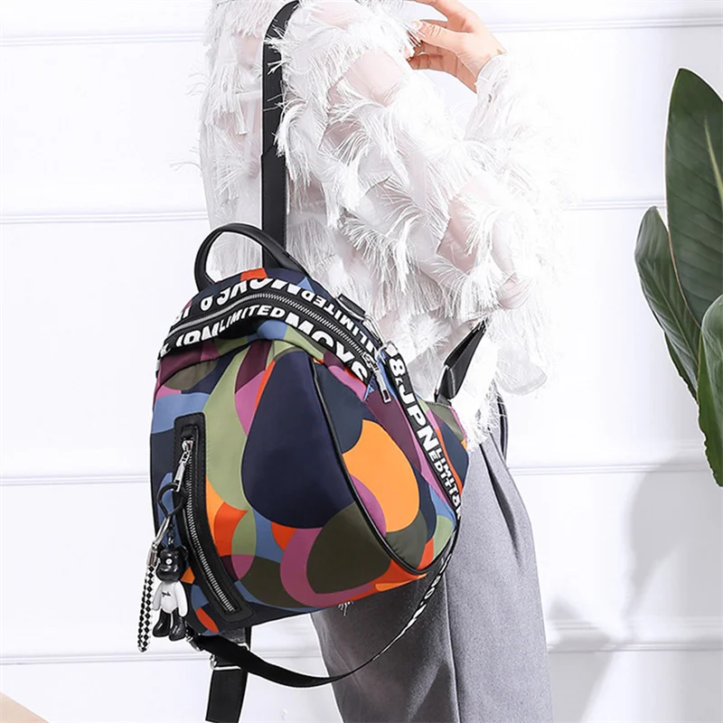 Neue Kleine Frauen Rucksack Wasserdichte Anti-Diebstahl Oxford Weibliche Rucksäcke Teenager Mini Rucksack Reise Rucksack Schule Tasche – Detail 4