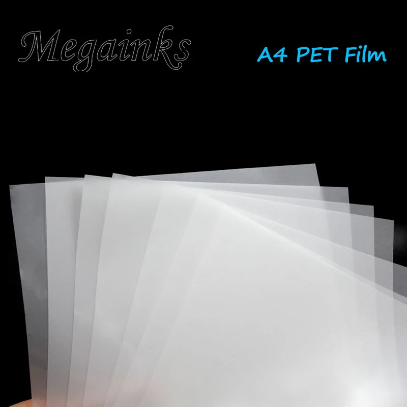 Têxtil T-shirt Impressão Hot Peel Dtf Filme de Transferência Pet para Epson L1800 L805 1390dtf Impressora 100pc a4 - Imagem 4