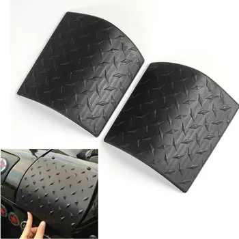 

1 Pair ABS Solid Trim Durable Anti Rust Engine Hood Body Armor Easy Install Protection Side Cowl Cover For Wrangler Jk
