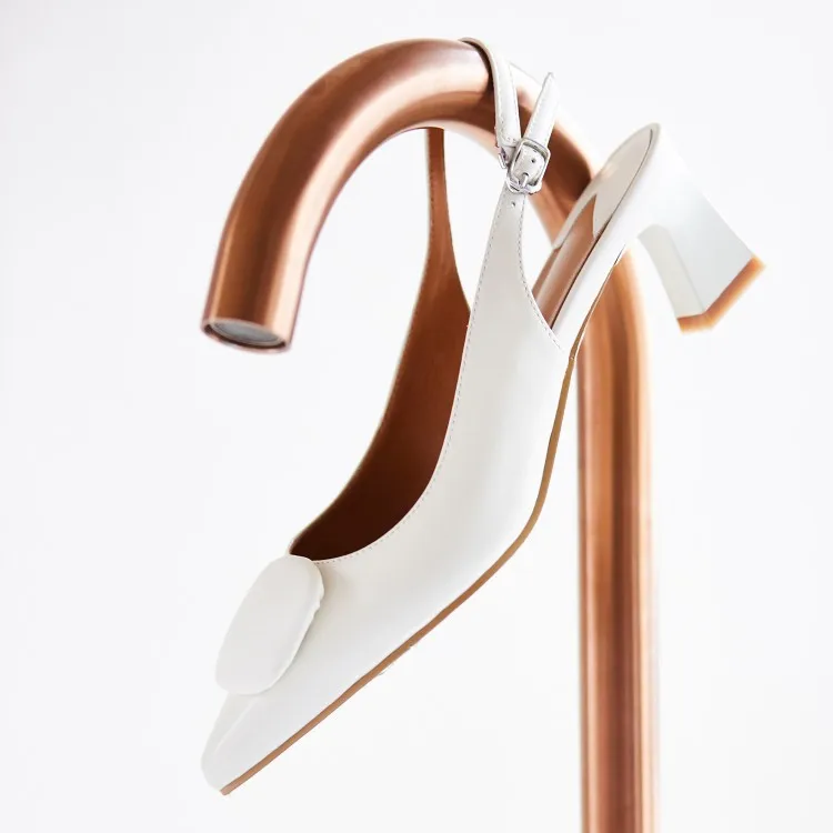 

2020 Spring And Summer WOMEN'S Shoes French Leather Bag Cat with Semi-high Heeled Shoes for Four Seasons Women's Genuine Leather