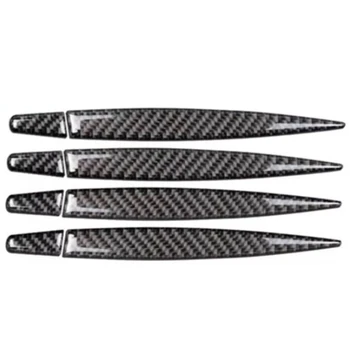 

1 Set of Travel Carbon Fiber Door Handle Stickers Car Styling Decoration Car Styling Stickers for X5 X6 F15 X1 2 Series