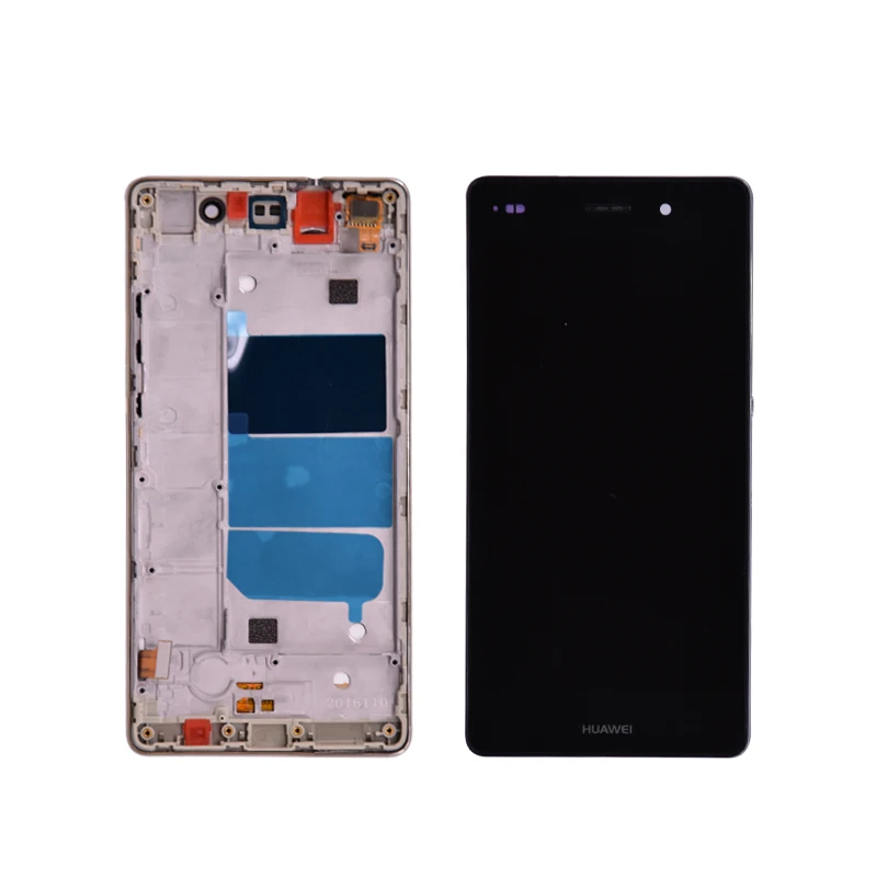 Для huawei P8 Lite ALE-L04 ALE-L21 ЖК-дисплей с кодирующий преобразователь сенсорного экрана в сборе с рамкой черного белого золота
