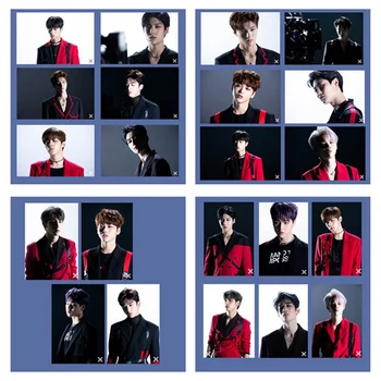 

22Pcs/set K-POP X1 Sticky Lomo Cards New Fashion Crystal Card Stickers For Fans Collection Gift