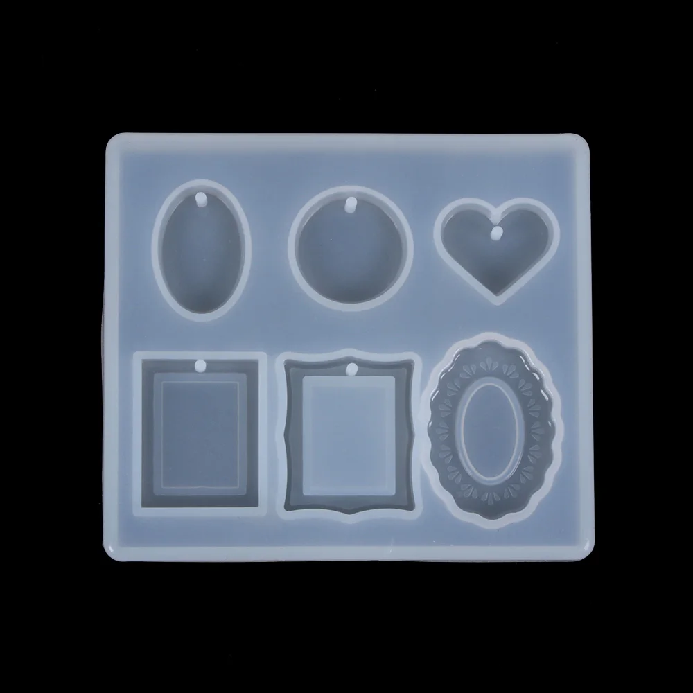 New UV Resin Jewelry Liquid Silicone Mold Diamond Shape Planet Molds For DIY Necklace Pendant Charms Making Jewelry