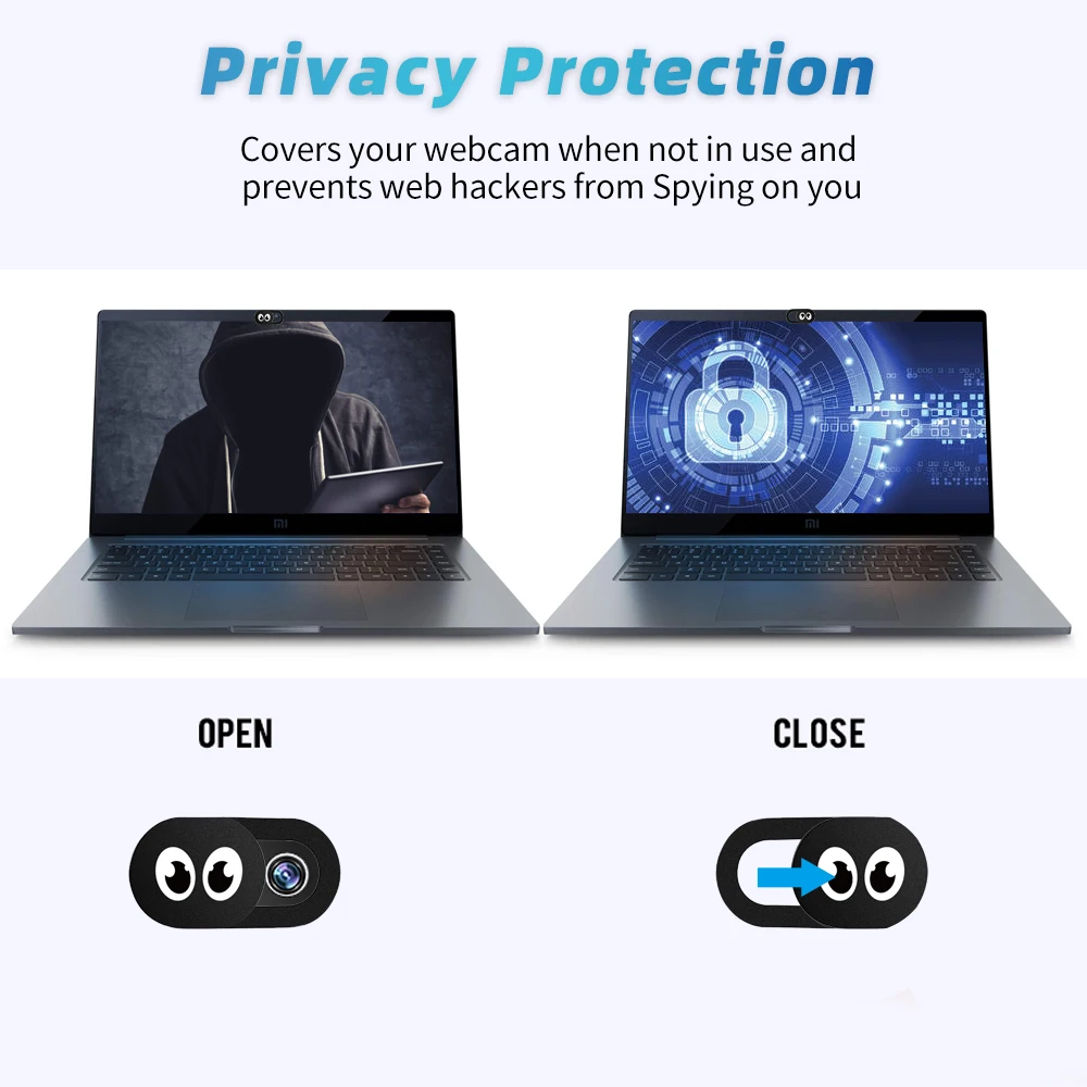 ANKNDO Webcam autocollant caméra confidentialité couverture de protection curseur Mobile Len Occlusion curseur ordinateur portable Webcam couverture téléphone couverture antiespion ► Photo 2/6