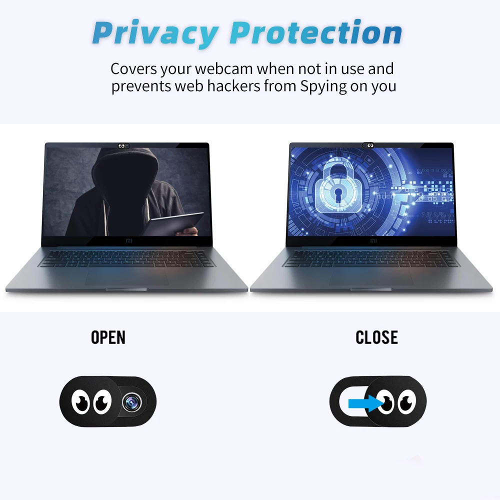 ANKNDO-pegatina para cámara web, cubierta protectora de privacidad para deslizamiento de lente móvil, oclusión deslizante, Webcam para ordenador portátil, cubierta antiespía para teléfono ► Foto 2/6