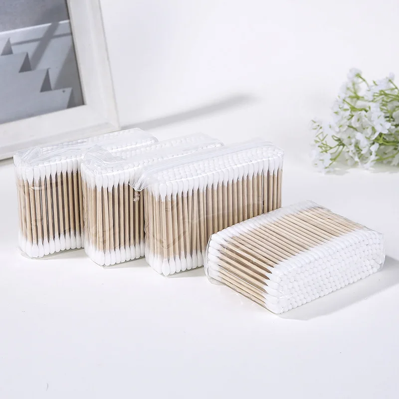 Ten Yuan Store Supply of Goods Top Grade 800 Double Headed round-Toe Cotton Swab