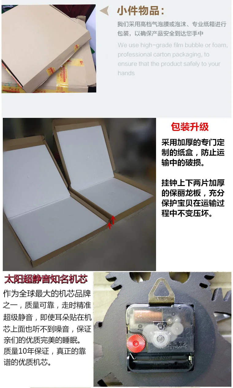 Большие настенные часы Винтаж 3D 40 см Шестерня промышленности ветер украшения Лофт Парикмахерская Кофейня гостиная Reloj Cocina Декор SC257