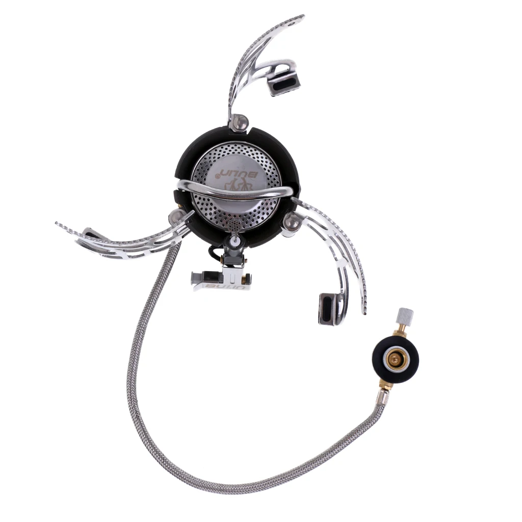 Portable Outdoor Folding Gas Stove Mini Split Burner Backpacking Hiking Camping Picnic Cooking Cook Tool
