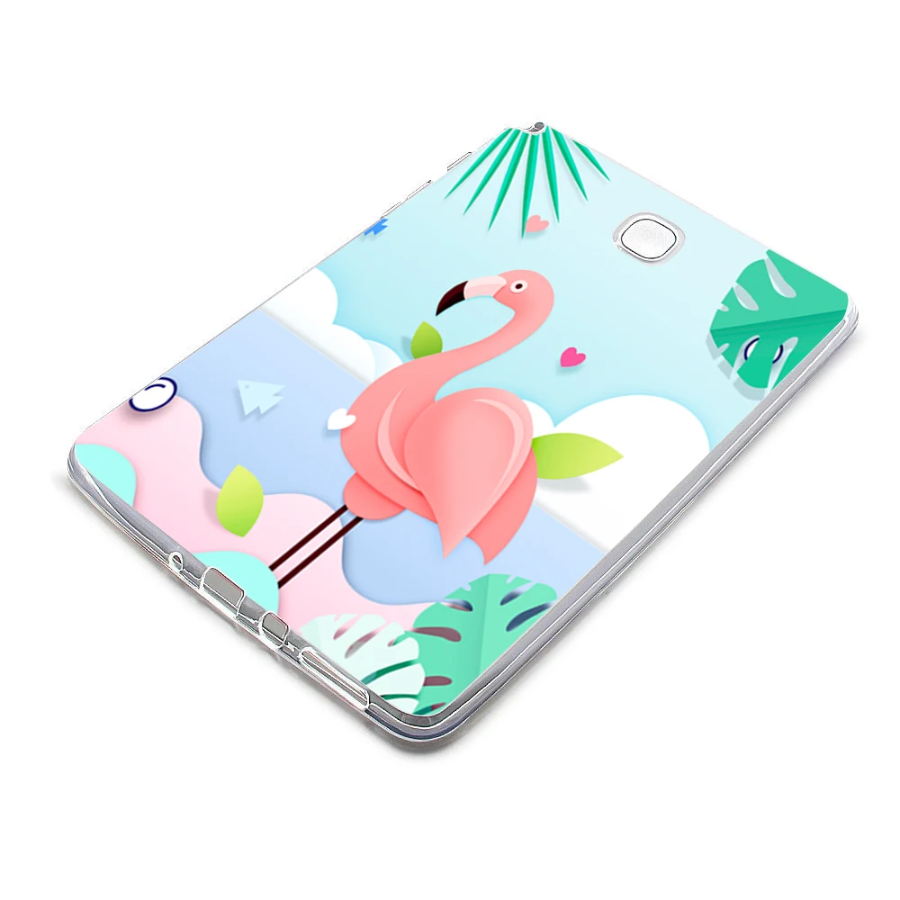 

soft TPU case for Samsung Galaxy Tab A 8.0 SM-T350 SM-T355 SM-P350 SM-P355 S pen version painted transparent tablet back cover
