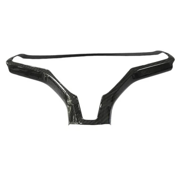 

Car Glossy Carbon Fiber Steering Wheel Cover Frame Decorative Sticker for Tesla Model S X