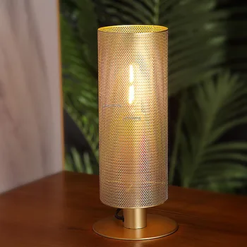 

Postmodern Gold Beside Table Lamp Nordic Decor LED Table Lamps for The Bedroom Light Fixtures American Luxury Beside Lamp