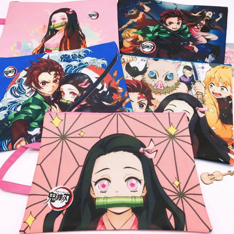 Аниме Demon Slayer Kimetsu No Yaiba органайзер для файлов папок документов школы офисные