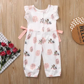 

baby girl clothes baby romper baby girl romper winter pudcoco halloween costume jumpsuit onesie kombinezon Cartoon Deer 0-24m Z4