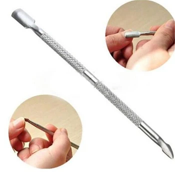 

1Pc Nail Cuticle Scraper Remover Stainless Steel Nail Art Dead Skin Removal Pedicure Accessories Manicure Tool