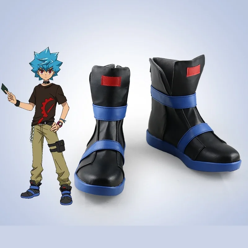 

New Unisex Anime Cos Duel Monsters Tatsuhisa Kamijo Cosplay Costumes Boots Shoes Halloween Christmas Party Custom Size