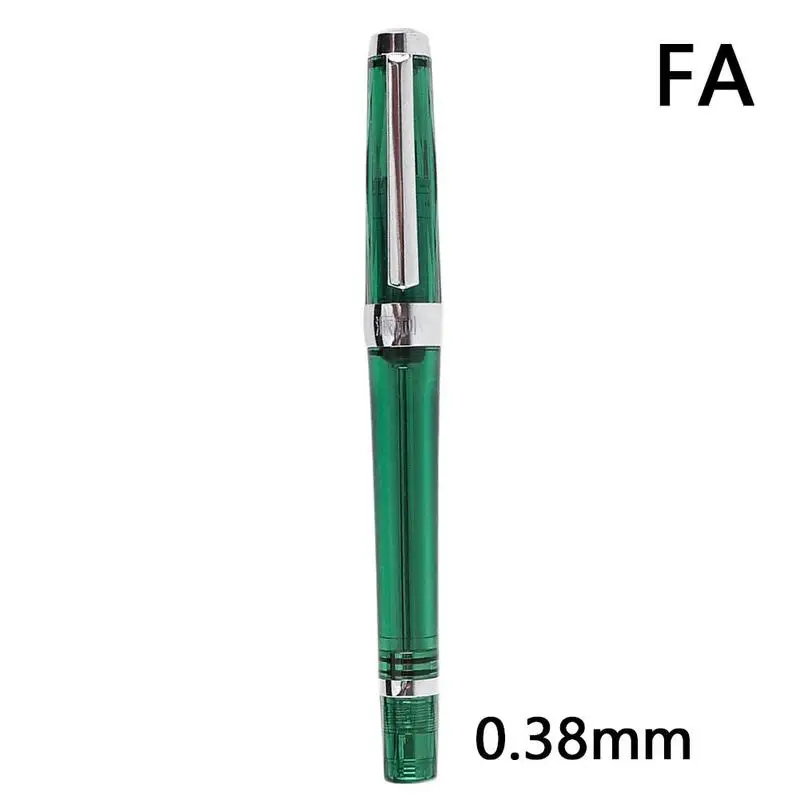 Новинка 3013 вакуумная авторучка из смолы EF 0,38 мм \ F 0,5 мм ручка прозрачный/фиолетовый/коричневый/синий/зеленый Перо Чернила V3A9