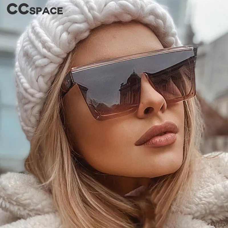 47912 Квадратные Солнцезащитные очки в стиле ретро с одним объективом мужские и
