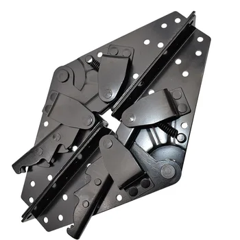 

1set=2pcs Folding bed lift up hinges 3-Position Angle mechanism lazy sofa support self-lock hinge Furniture hardware accessories