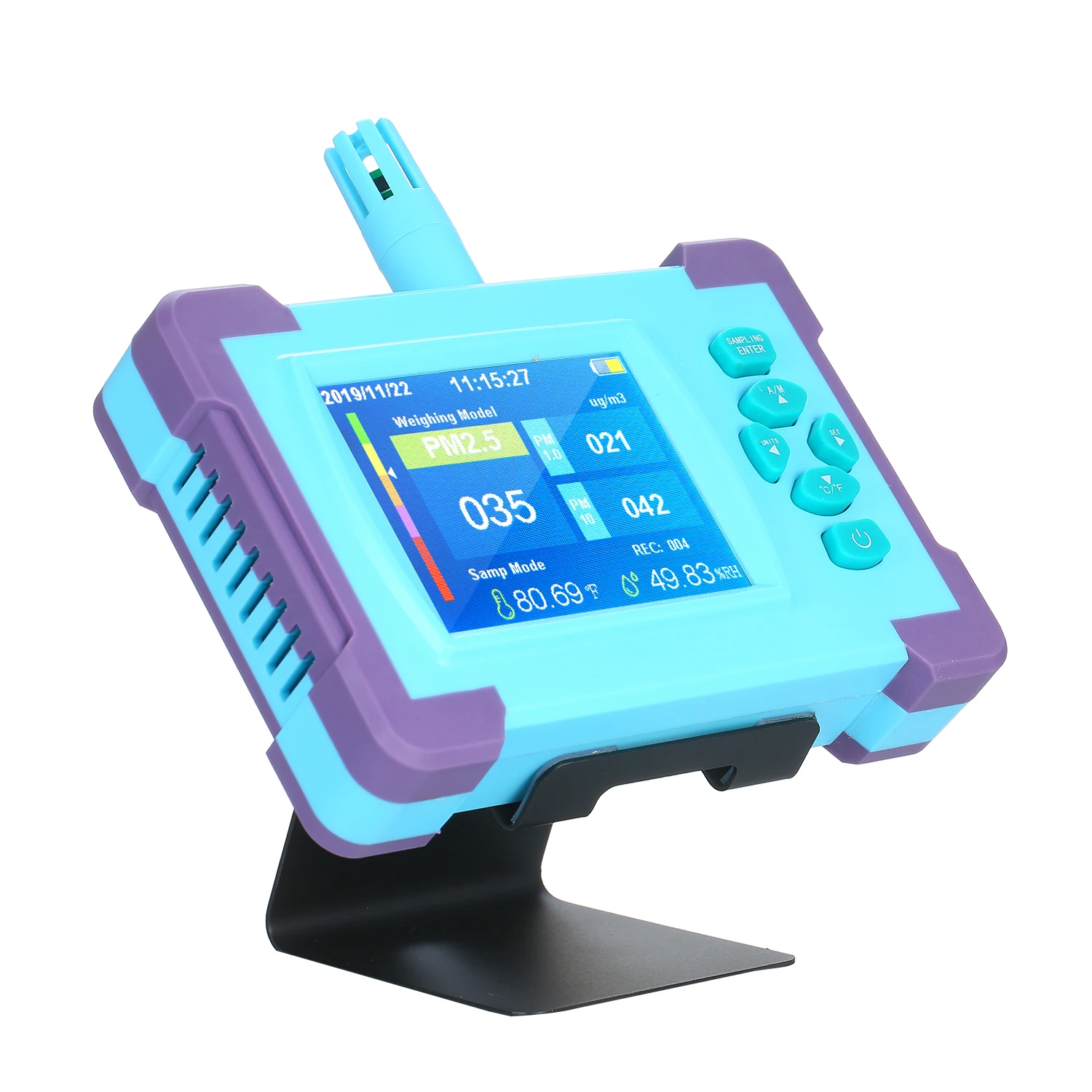 PM1.0/PM2.5/PM10 Home Air Quality Monitor Digital Gas Analyzer Rechargeable Battery Portable High-precision Sensor Detector | Инструменты