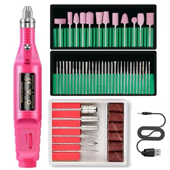 

Professional Electric Nail Drill Machine Manicure Set Pedicure Gel Remover Kit Strong Nail Drill Tools Polishing Sanding Bands