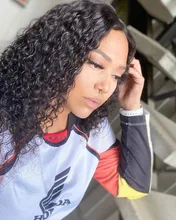 Pelucas de cabello humano con frente de encaje para mujer, ONDA DE AGUA 360, peluca frontal de encaje, pelucas de cabello brasileño, peluca ondulada de agua, peluca de cabello humano rizado