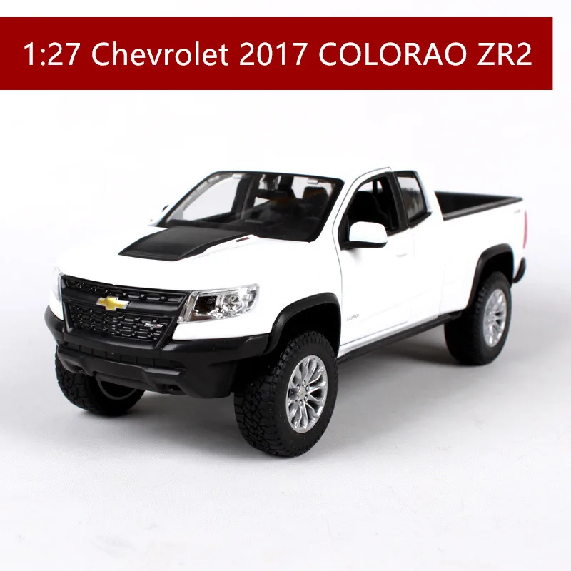 Maisto 1:24 Chevrolet Colorado Pickup модель автомобиля Моделирование Украшение автомобиля коллекция Подарочная игрушка - Цвет: 2017-ZR2