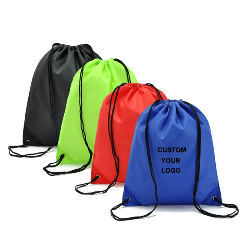 

Drawstring Bags Sports Storage Bag Riding Backpack Gym Fitness Drawstring Bag Shoes Clothes Backpacks WholeSale