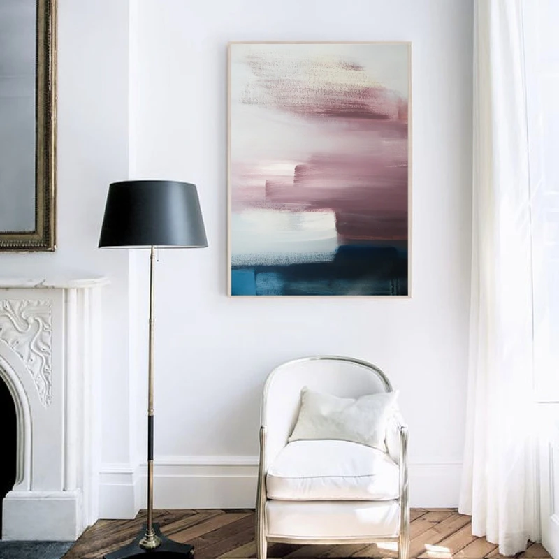 Blush Pink Modern Print