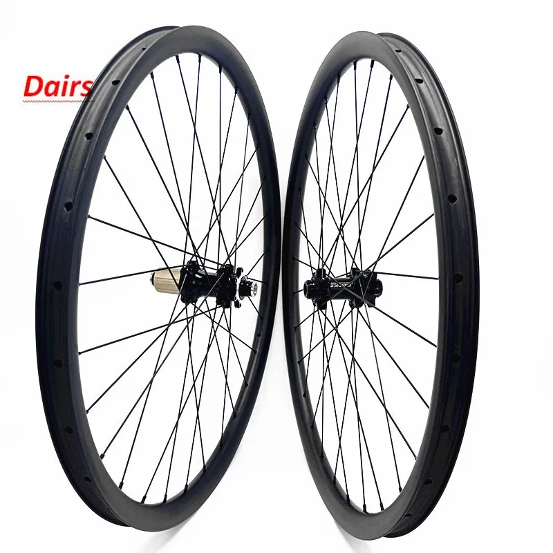 Углеродные колеса 27.5er mtb 650B 30x28 мм бескамерные прямые тянущиеся FASTace DA206 100x15 142x12
