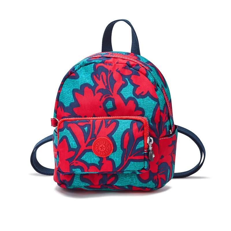 Оригинальная мини-рюкзак для женщин Bolsa KIP Style рюкзак школьный bagpack маленькая сумочка для путешествий с принтом «обезьяна» сумка Mochila mujer - Цвет: flowers