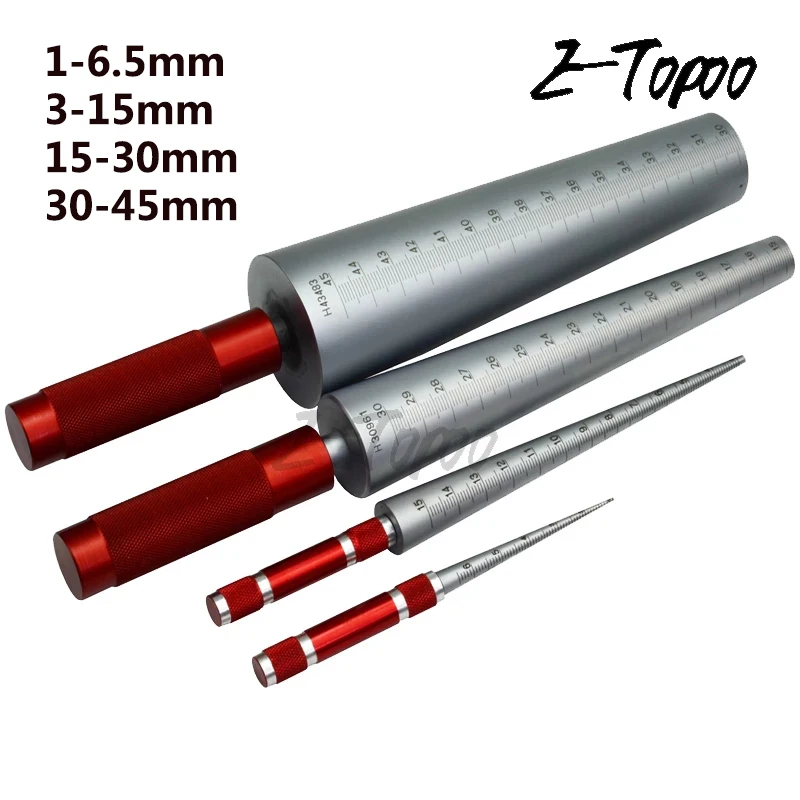 16.5mm 315mm 1530mm 3045mm Conical Feeler Gauge Taper Cone Cylinder