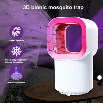 

USB Photocatalyst Mosquito Killer Repellent Lamp LED Light Electronic Insect Pest Control Fly Trap Repeller Tool