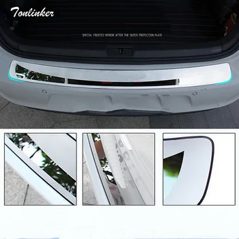 

Tonlinker for Volkswagen GOLF 7 Inside/outside rear bumper guard Cover Stickers Car styling 1 PCS Stainless steel Cover Stickers