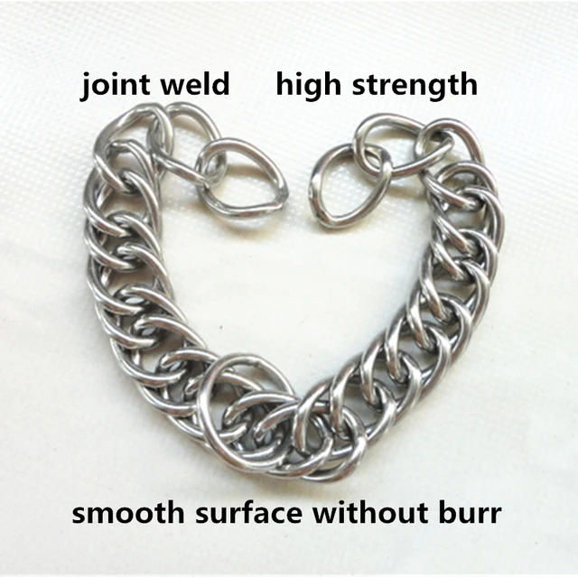 Stainless Steel Chain Double Link Curb Chain For Horse Bits Pet 23cm Stainless Steel Chain Double Link Curb Chain For Horse Bits Pet 23cm